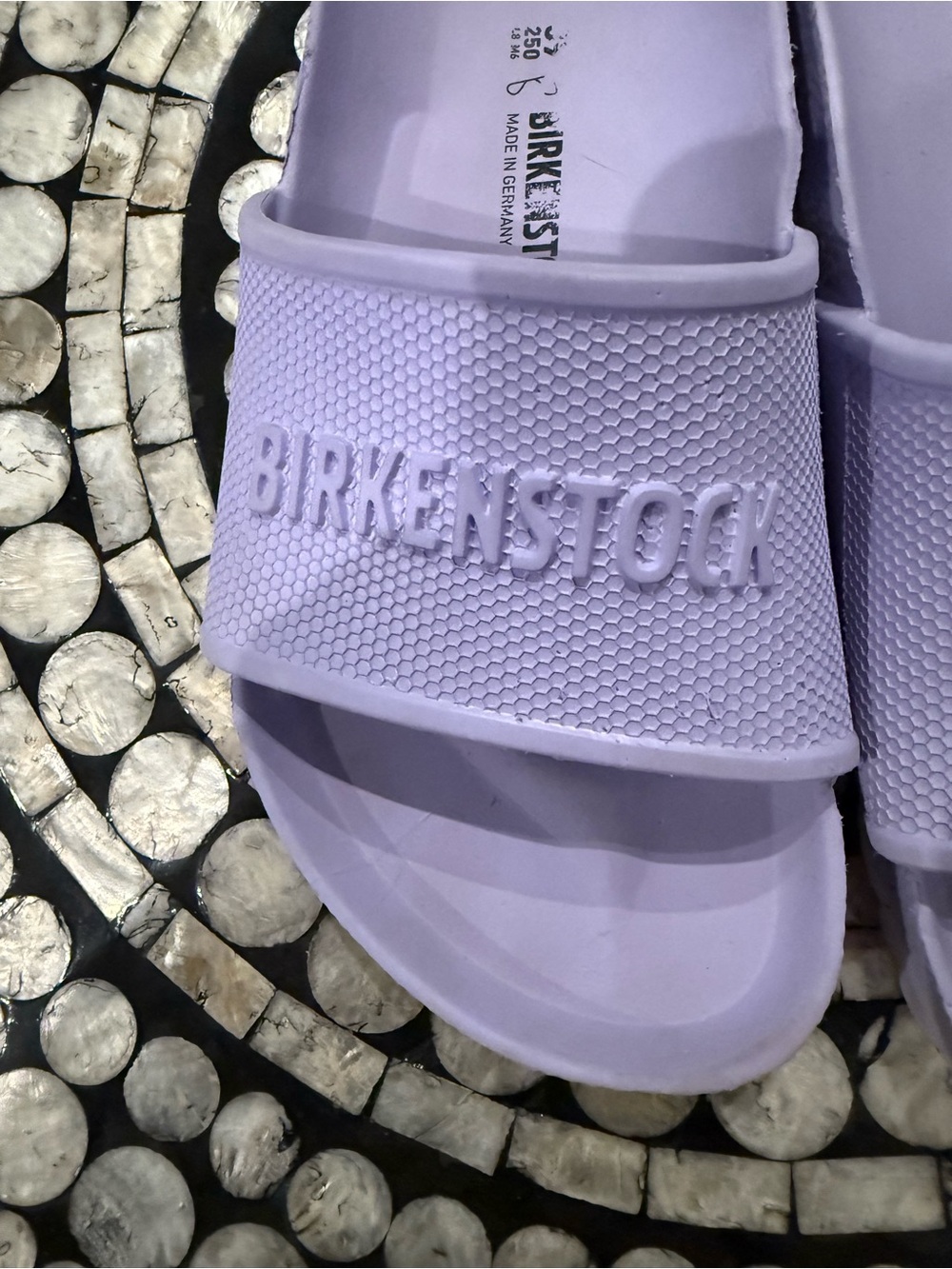 Birkenstock Barbados Lavender Slides